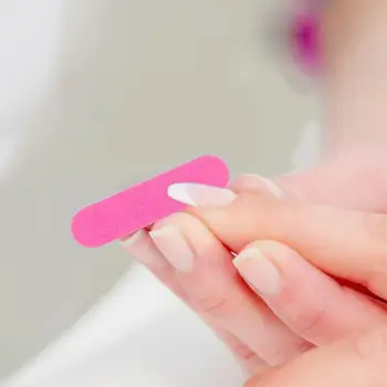 

100pcs Double Side Nail Files Skillful Manufacture Pro Manicure Nail Polish Sanding Superior Quality Buffer Strip