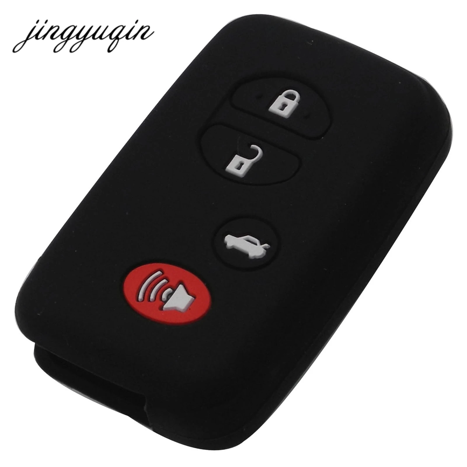 Jingyuqin 30 шт. силиконовый для ключа автомобиля чехол для Toyota Aqua Camry RAV4 Highlande Land Cruiser PRADO Vitz REIZ Prius Crown Previa