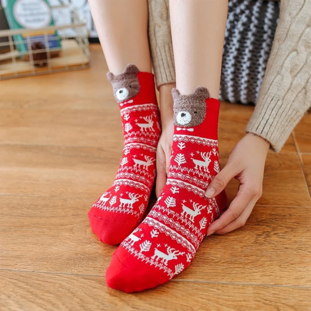 Cotton Medium Stockings Flexible Fashion Cotton Socks Soft Winter Variety Of Styles Winter Women Socks Perspiration Antiseptic