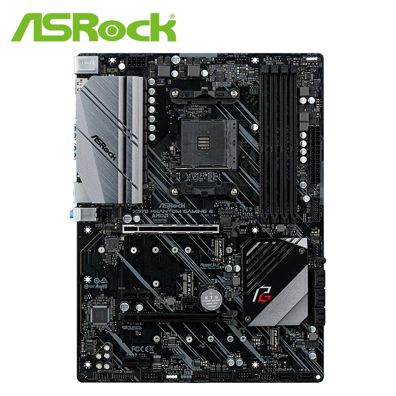 Материнская плата X570 Phantom Gaming 4 + R7 3700X/R7 3800X/R9 3900X набор ЦП|Настольные ПК| |