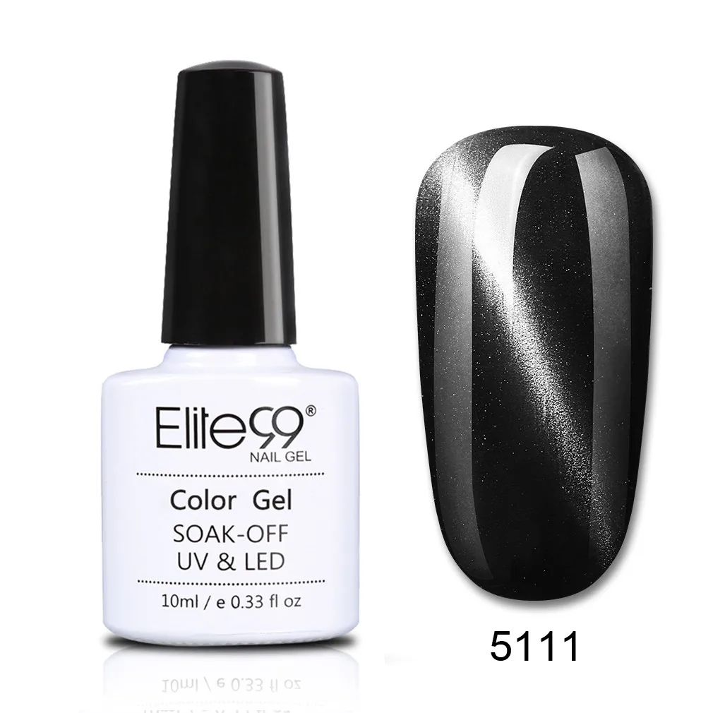 NNHMY5111 Elite99 10ml Cat Eye Gel Nail Polish Vernis Semi Permanent Magnetic UV Nail Art For A Manicure Nail Gel Top Coat Gel Varnish - Цвет: NNHMY5111