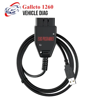 Сканер Galletto 1260 ECU для чипа ECU, сканер для чтения и записи ECU OBD2, инструмент для диагностики автомобиля с поддержкой разных языков Сканер Galletto 1260 ECU для чипа ECU, сканер для чтения и записи ECU OBD2, инструмент для диагностики автомобиля с поддержкой разных языков