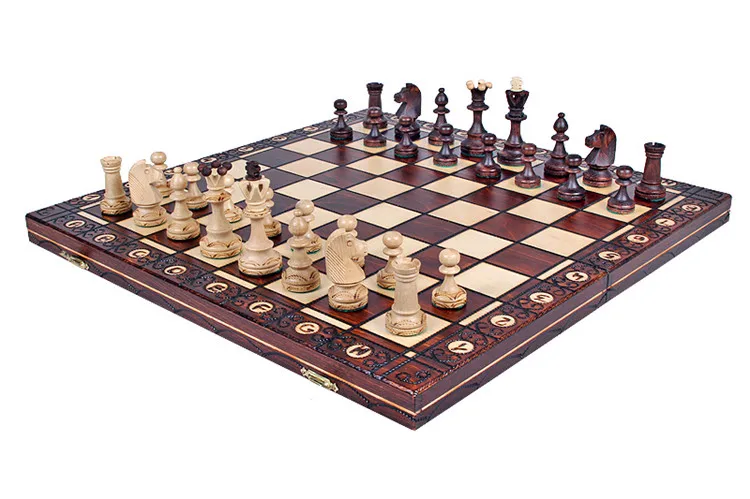 Jogo De Xadrez Medieval Completo.preto - Escorrega o Preço