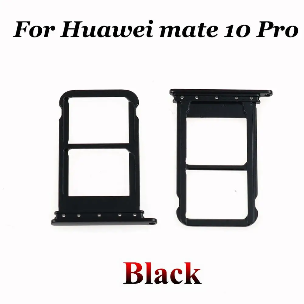 Mate 10 Pro-Black YuXi для huawei mate 10 SIM лоток кардридер держатель Слот Разъем Запасные части для huawei mate 10 Pro mate 10Pro - Цвет: Mate 10 Pro-Black