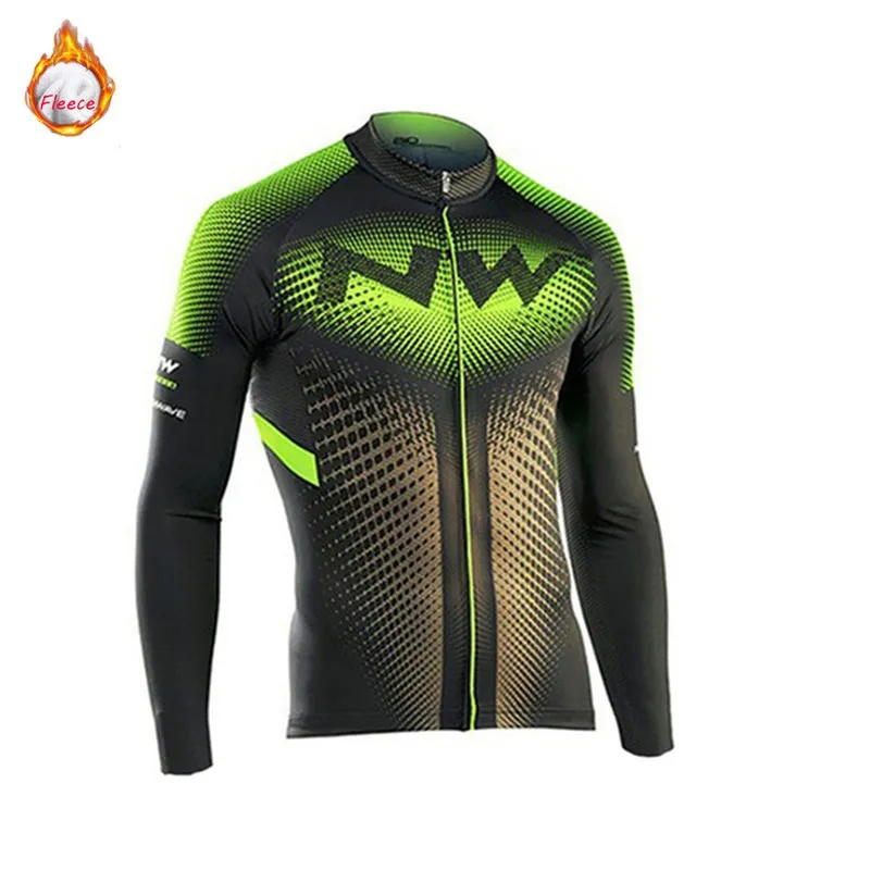 cycling jersey 6 Northwave Зимняя Теплая Флисовая одежда для велоспорта, Мужская трикотажная одежда, спортивный костюм для езды на велосипеде, одежда для горного велосипеда, комбинезон, теплые комплекты NW - Цвет: cycling jersey 6