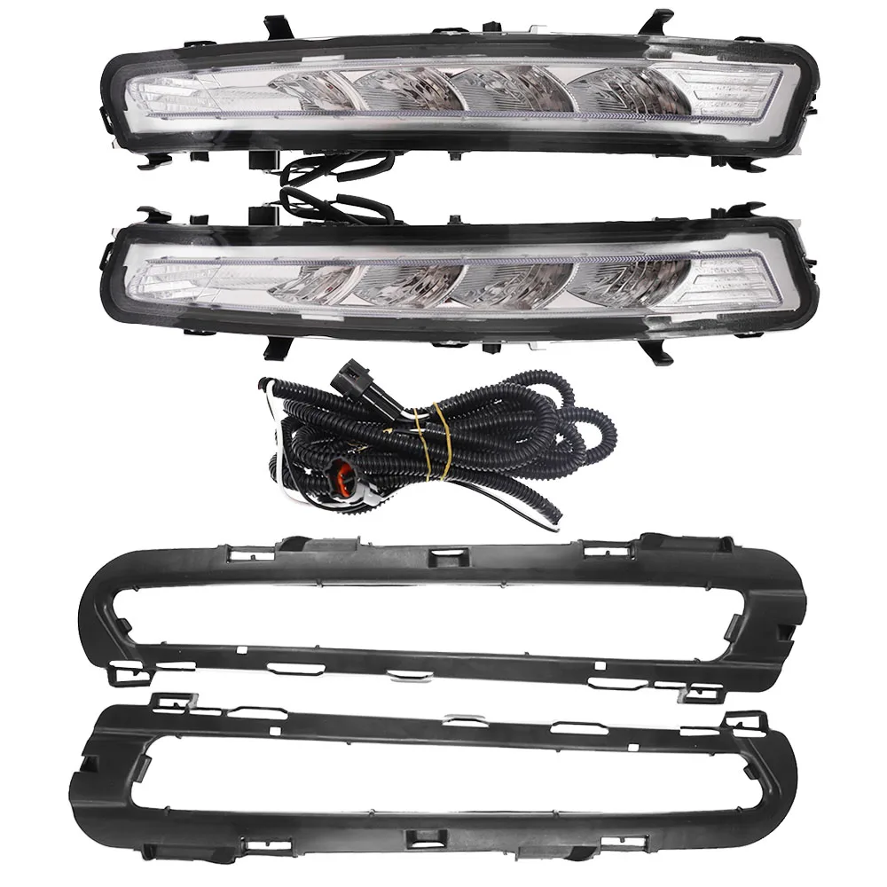 Для Ford MONDEO 2011 2012 2013 светодиодный DRL дневные ходовые дневные противотуманные фары, светильник, светильник для вождения