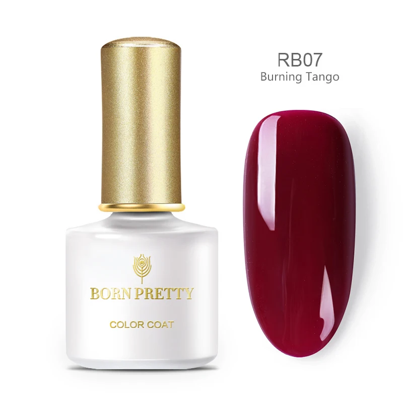 RB07 BORN PRETTY, 6 мл, серия Cafe, Гель-лак для ногтей, чистый цвет, замачивается, УФ светодиодный Гель-лак, 60 цветов, маникюрный лак, долговечный - Цвет: RB07