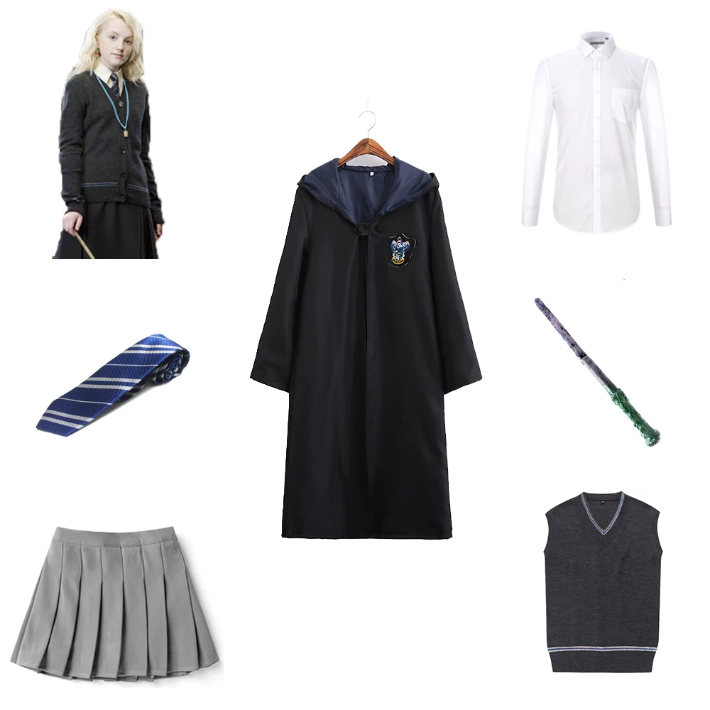 Костюм для косплея Luna Lovegood накидка волшебника детей и взрослых на