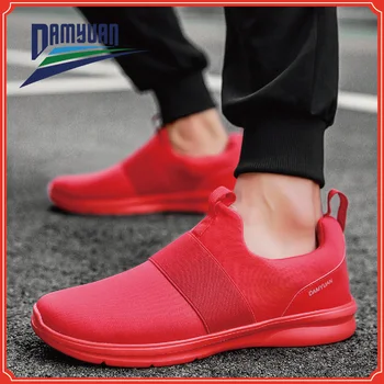 

Mens Gym Shoes 2020 New Lightweight Sneakers Running Shoes Flat Shoes Breathable Mesh Shoes Comfortable Casual Shoes for Men 46