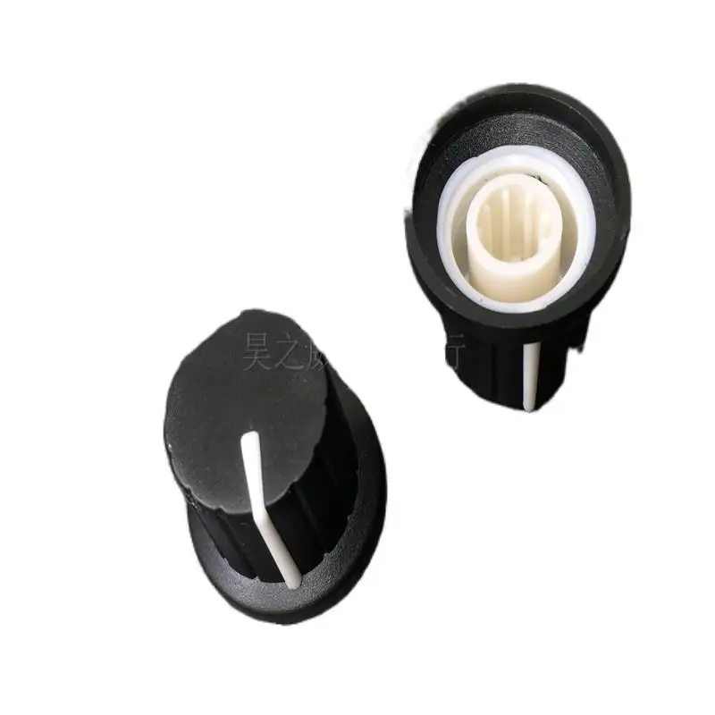 

Q21 plastic potentiometer knob hat 21 mm diameter 17 mm inner hole 6 mm high power amplifier adjustable knobs hat