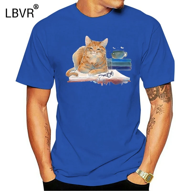 Кошек и книги Make Me Happy людей My болит голова женская футболка белая S-3Xl Бесплатная