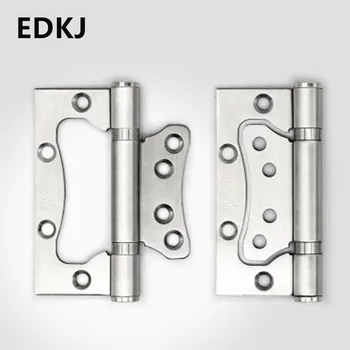 

2PCS 4 5 inch Thickened stainless steel silent child mother hinge furniture wooden door stainless steel bearing hinge