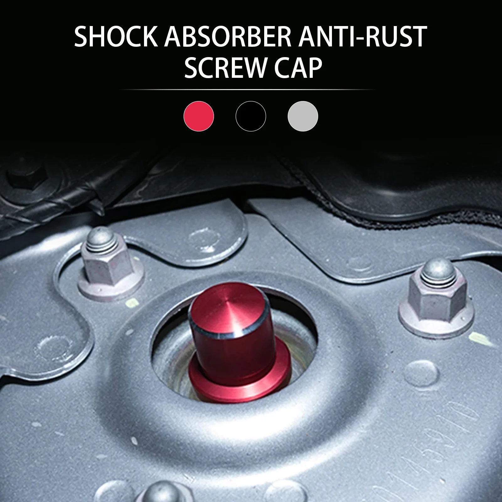 Car Shock Absorber Screws Cap Cover Trim Waterproof 1 Pcs For Nissan Sylphy Qashqai J11 X-Trail Rogue T32 Altima Teana