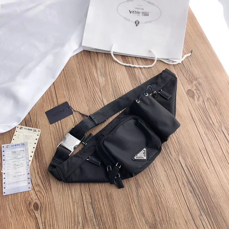 

Exported Japanese-Style Waterproof Nylon Running Bag Sports Bag Can Put Water Cup Practical Multi-Compartment Unisex Outdoor