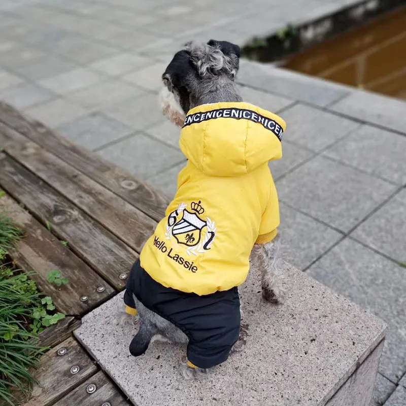Камуфляжный комбинезон для собаки зимний пуховик теплое пальто Одежда для маленьких собак худи для щенка для чихуахуа йоркширского костюм для Мопса