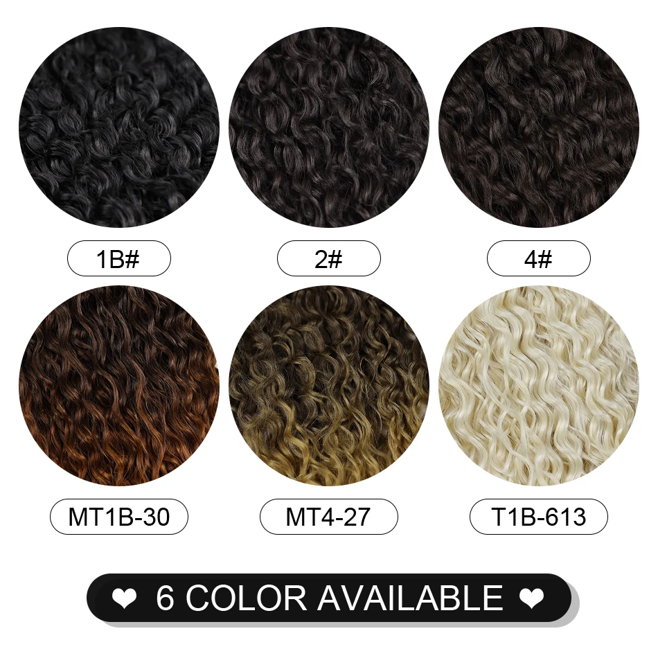 Afro Kinky Curly Hair Bundles Extensions Synthetic Hair Soft Heat Resistant Afro Culrls 300g Full Head Wig 26-28Inch Super Long