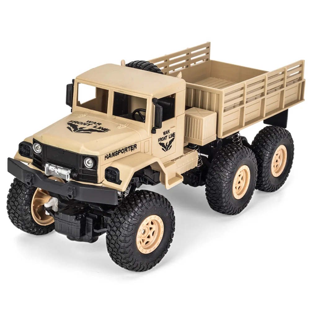JJRC Q68 Q69 1/18 RC грузовик 6WD Внедорожник гусеничный военный 2 4G 10 км/ч скоростной