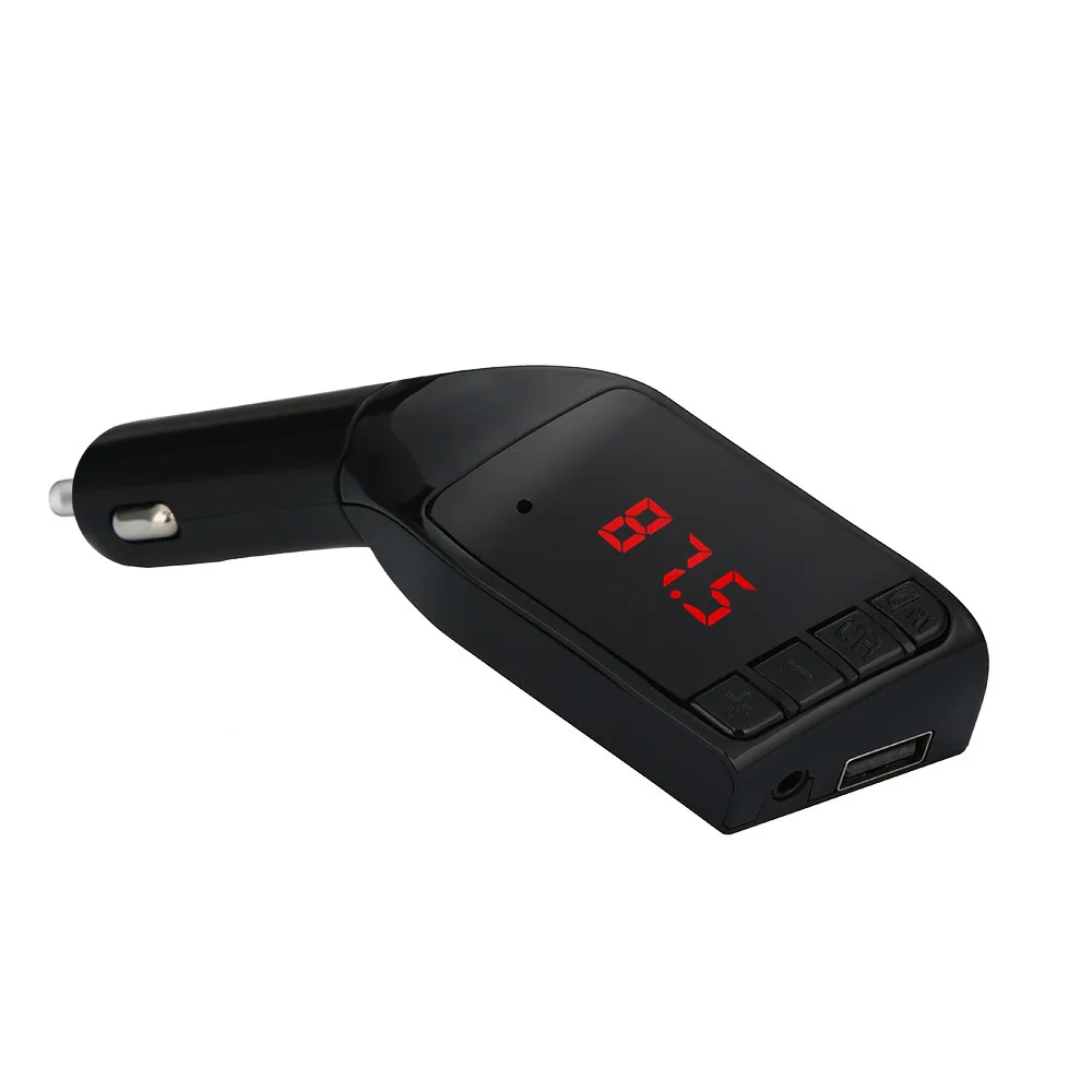 Автомобильный MP3-плеер, беспроводной Bluetooth, fm-передатчик, Hands-free, автомобильный комплект, аудио, lcd, mp3 модулятор, SD, MMC, USB, 2,4-3A, USB, автомобильное зарядное устройство