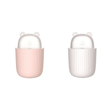 

Humidifier USB Mini Cartoon Cute Bear Air Purifier Moisturizing Humidifier with Atmosphere Light