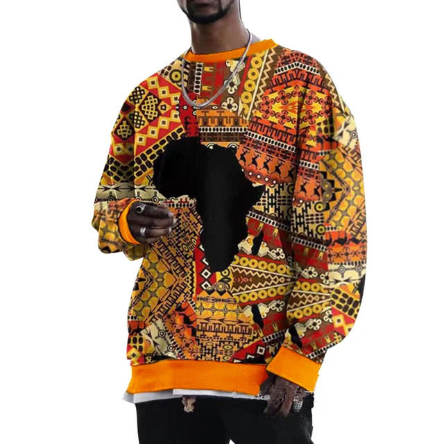 Tega African Dashiki Hoodies Jacket Outfit