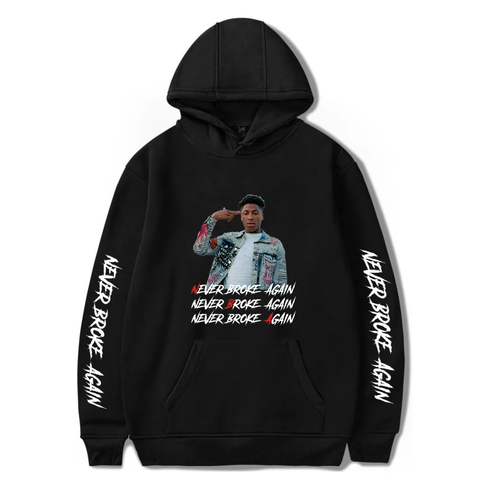 YoungBoy Never Broke снова новая Harajuku печатная модная толстовка с капюшоном Повседневная Женская/Мужская модная новая Толстовка