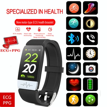 

ppg+ ecg Smart bracelet pressure health measurement intelligent pulsometr with fitness smart watch blood Waterproof Wrist band