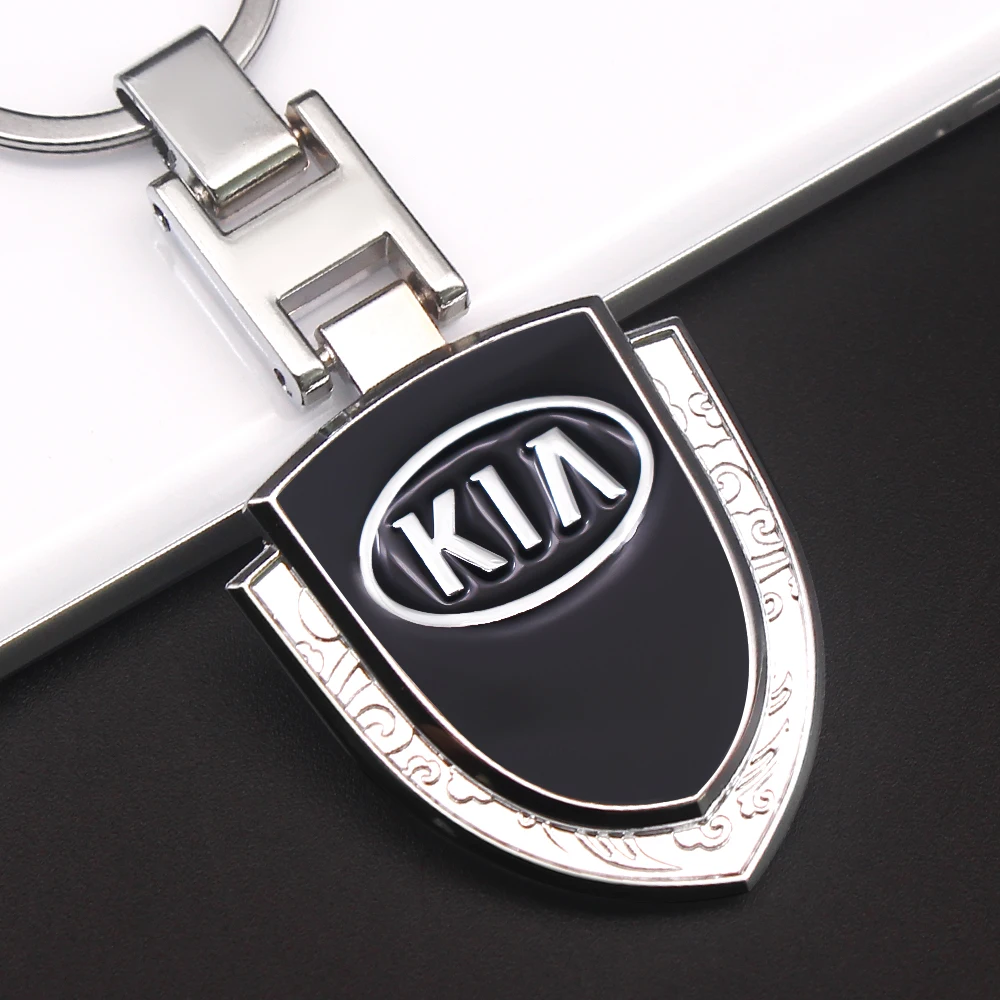 

Car Metal Keychain Key Ring Fashion Creative Key Holder Car Stlying For Kia Motors Cerato Sportage R K2 K3 K5 Auto Accessories