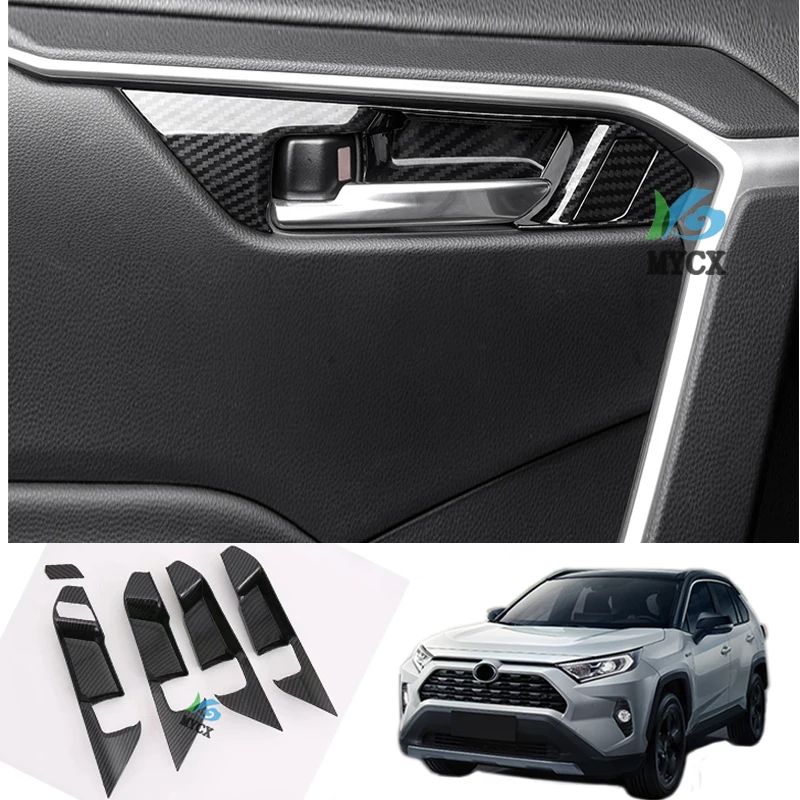 Not for Electronic Touch Locking System MaxMate Fit 13-16 Toyota RAV4 Chrome 4 Door Handle Cover Without Passenger Keyhole 