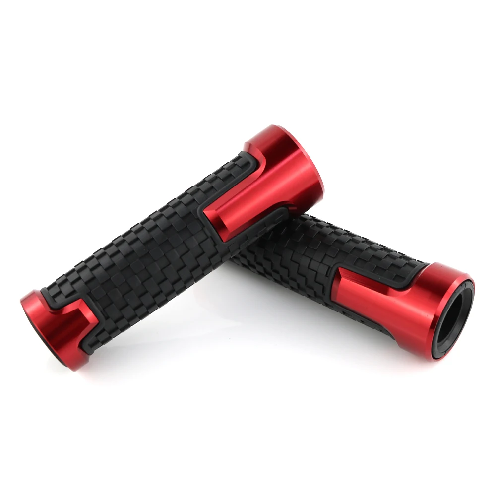 red Для Benelli TRK 502 руль мотоцикла рукоятки CNC алюминий не скользит Резина TRK502 - Color: red
