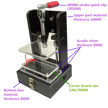 

PCBA Test Rack PCB Universal Embryo frame Rack Circuit board fixture testing jig