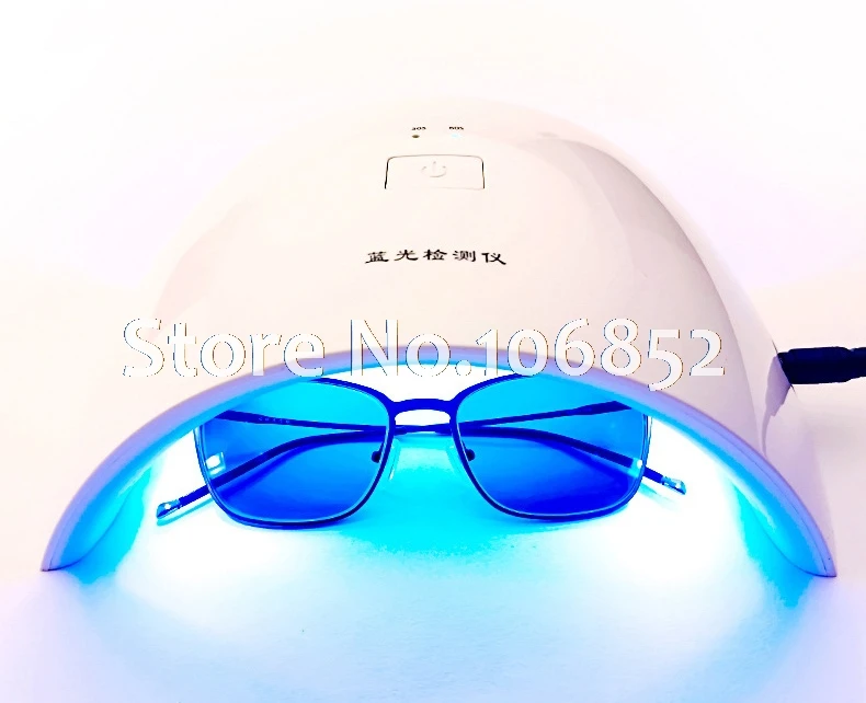 Rilevatore di occhiali anti raggi blu con lente fotocromatica che cambia  colore|Lenses| - AliExpress