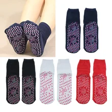 Турмалиновые Самонагревающиеся Носки с подогревом для женщин и мужчин, теплые носки с подогревом для ног, удобные носки с магнитной терапией