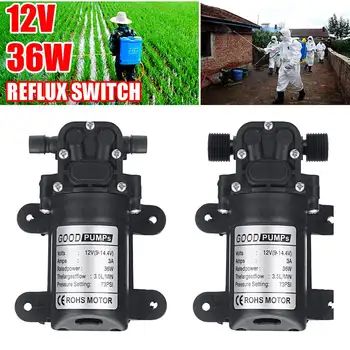 

Intelligent Valve DC 12V 130PSI 2-3.5L/Min Water High Pressure Diaphragm Self Priming Pump 36W Hot 130PSI