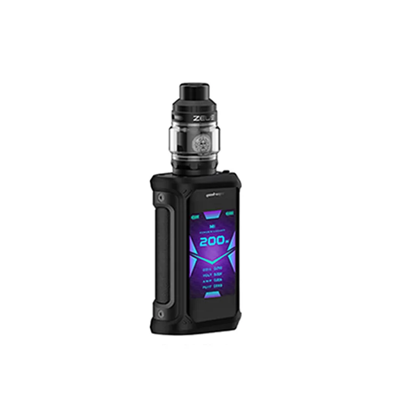 Geekvape Aegis X Zeus комплект с 200 Вт коробка мод питание от 18650 батареи электронная сигарета мод и 5 мл емкость Zeus Sub Ом танк - Цвет: Stealth Black