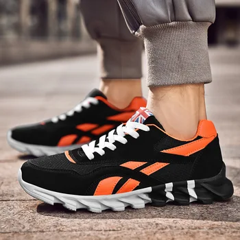 

2020 Summer New Men's Shoes Breathable Running Shoes Sneakers Mesh Ultra Light Men's Knife Shoes