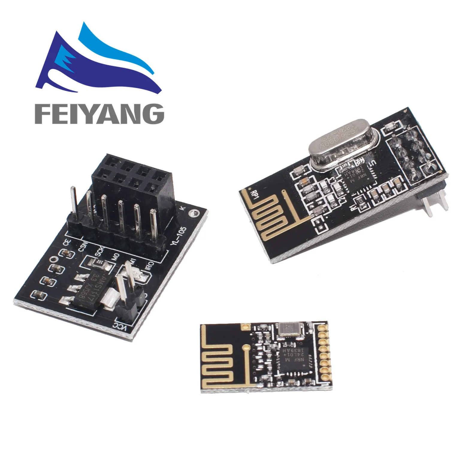 NRF24L01+ wireless data transmission module 2.4G / the NRF24L01 upgrade version 2Mbit/s Socket Adapter plate Board | Электронные