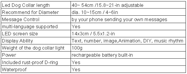 The Best Rechargeable LED Dog Collars Programmable Retractable Light Up Glow in the Dark for Hiking and Night Safety