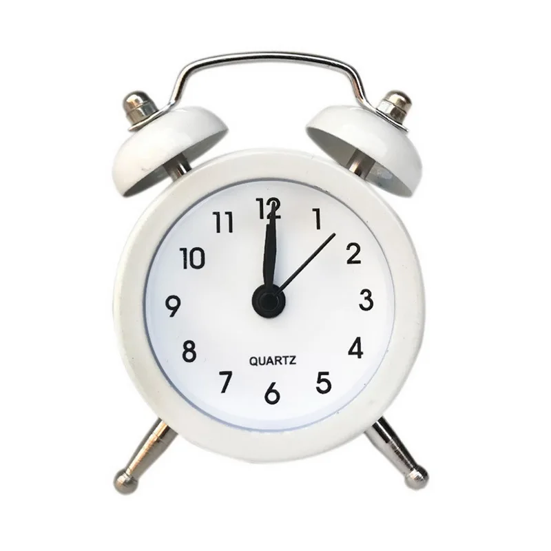 Светодиодный цифровой будильник с поворотом на 360 градусов, термометр с термометром, отображение времени и даты, календарь, таймер, настольные светодиодный часы - Цвет: Mini alarm clock