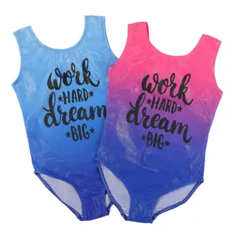

Leotards Gymnastics Dance Dress Acrobatics Childrens Dance Wear Girl One-Piece Sleeveless Ballet Athletic Dance Dress Fit
