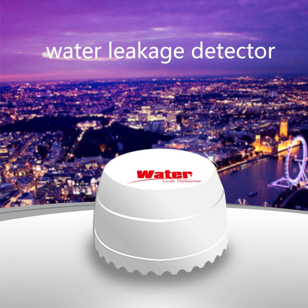 

Water Leak Detector Sensor Flood Alert System Independent Alarm Home Security Overflow Smart ABS Wireless Warning Sensitive