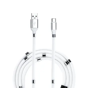 

Magnetic Suction Data Cable Car Portable Charging Cable Micro USB Type C Charger For Android Phones Fast Charging Magnet Cable