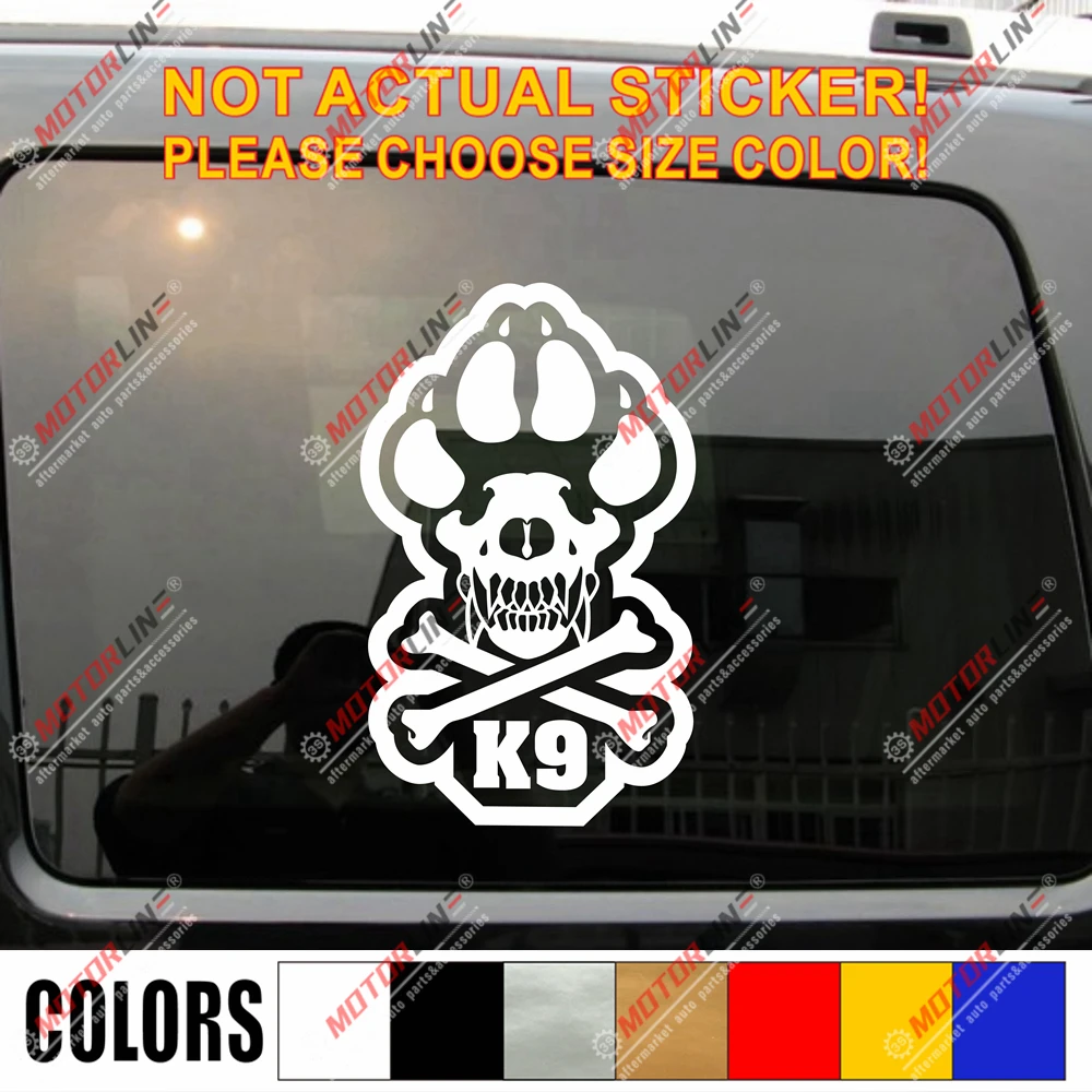 K 9 K9 警察犬軍の車のデカールステッカーはカットステッカーサイズと色を選択 Military Decals Stickers Cutting Stickerdecal Sticker Aliexpress