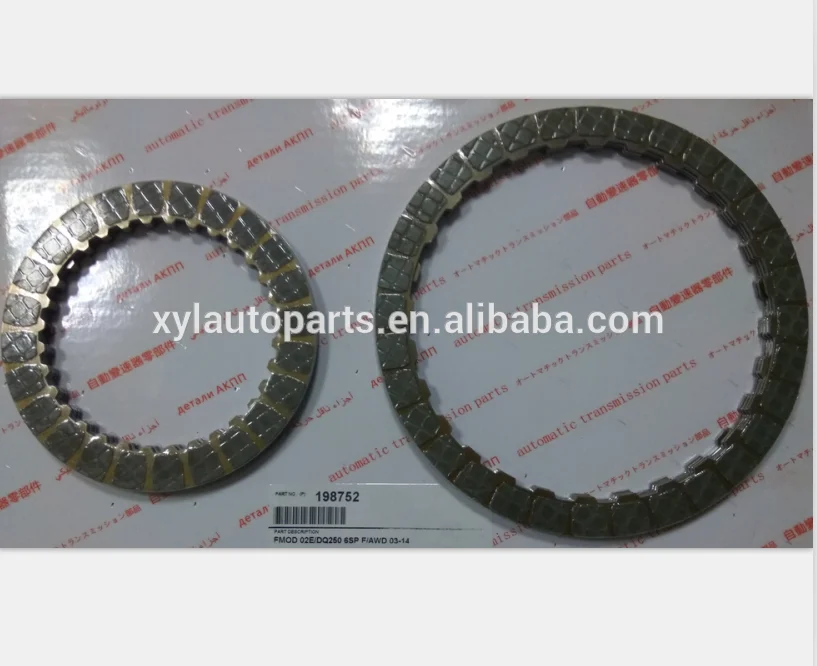 

Gearbox Parts 02E Transmission clutch friction plate FMOD 6SP F/AWD 03-14
