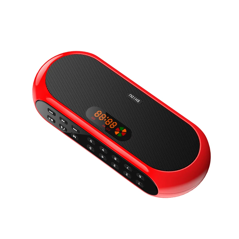 

Top quality Speaker FM radio Speaker Bluetooth 5.0 Portable music Speaker Digital Screen Bluetooth speaker