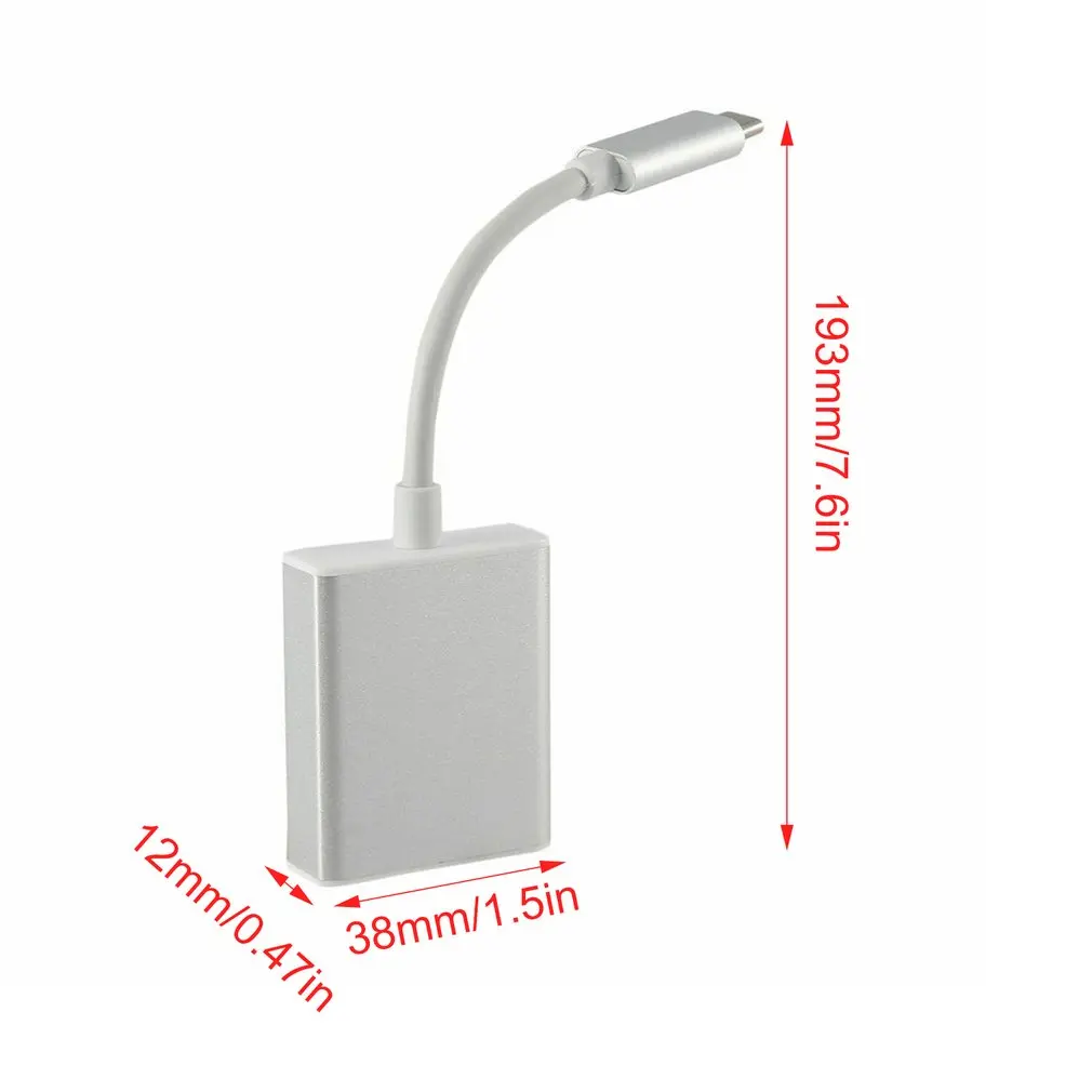 Type c к Ethernet HDMI VGA адаптер RJ45 USB 3 0 C зарядный концентратор конвертер для Macbook Samsung Huawei