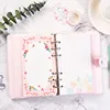 Sharkbang 101 Sheets A5 A6 A7 Loose Leaf Notebook Girls's Mind Refill Spiral Binder Inner Pages Line Grid Blank Agenda Full Set 2