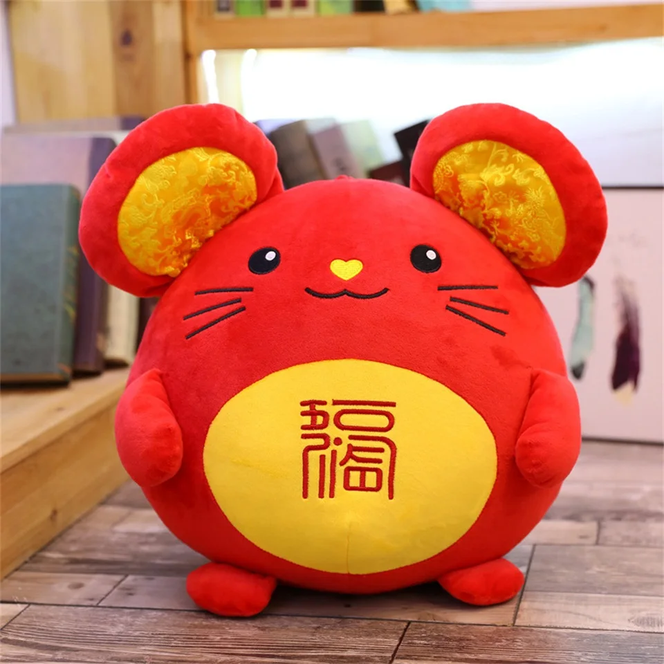 Tronzo китайский год куклы мышки милые мягкие плюшевые Lucky mouse мягкие куклы Фортуна куклы мышки украшения игрушки для вечерние