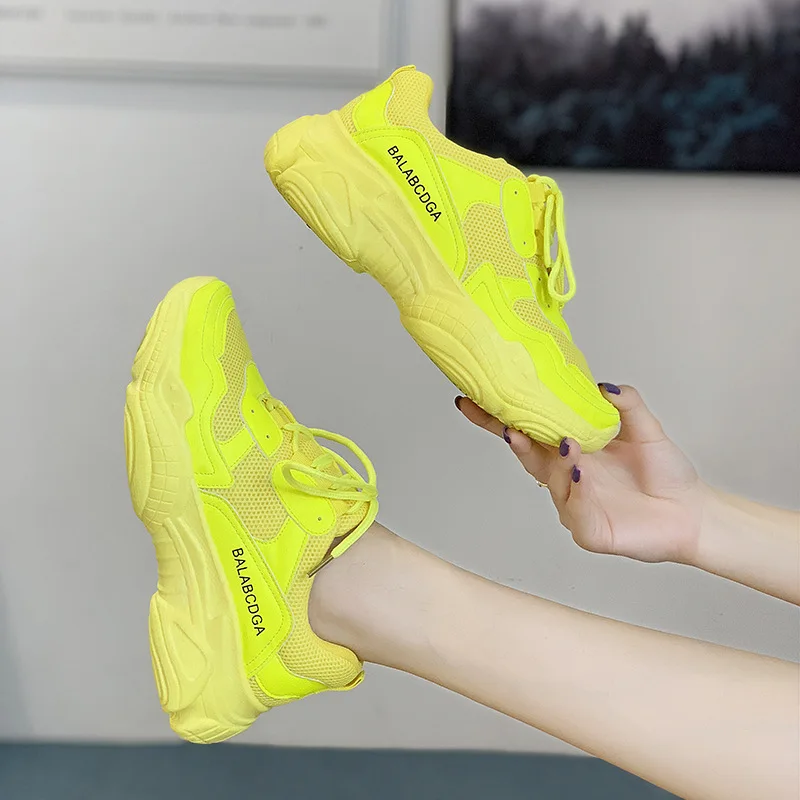 

Candy-Colored Breathable Autumn New Style Women's 2019 Dad Athletic Shoes Korean-style Versatile Casual Shoes Mesh Universal Ska