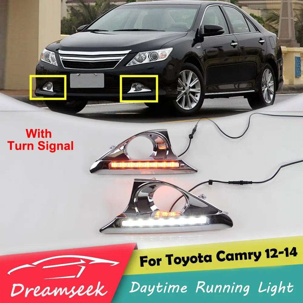Led Drl For Toyota Camry 2012 2013 2014 / Aurion 20122019 Daytime