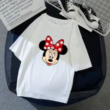 2020 women's T-shirt cartoon animal mouse short sleeve summer shirt Minnie shirts couple shirt t shirt women clothing